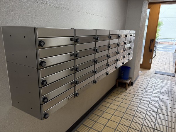 江東区亀戸、マンションのエントランス画像です