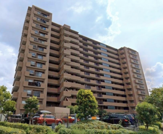 江東区亀戸、マンションの外観画像です