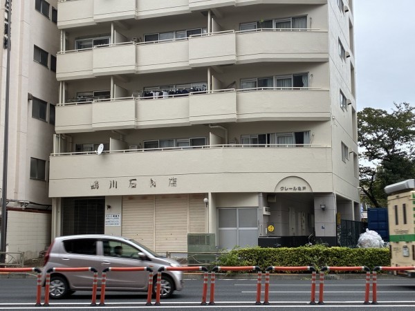 江東区亀戸、マンションの外観画像です