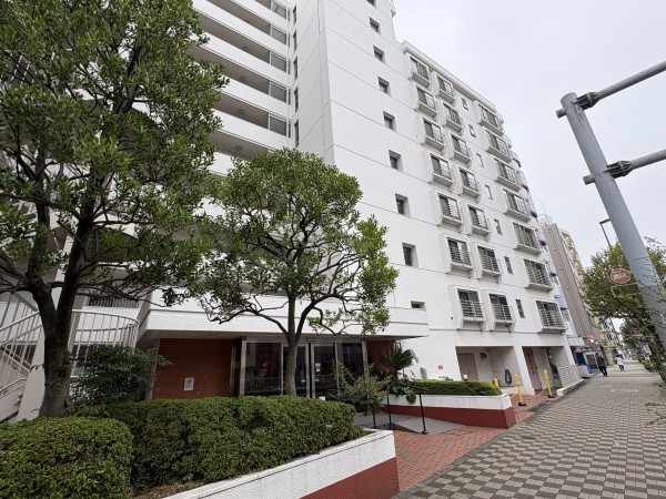 江東区亀戸、マンションの外観画像です