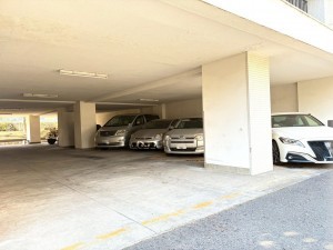 江東区亀戸、マンションの駐車場画像です