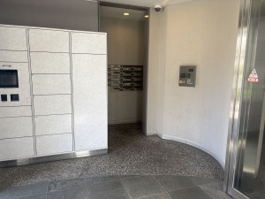江東区猿江、マンションのエントランス画像です