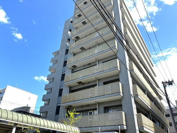 江東区猿江、マンションの外観画像です