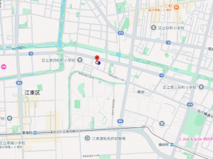 江東区南砂、マンションの地図画像です