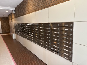 江東区亀戸、マンションのエントランス画像です