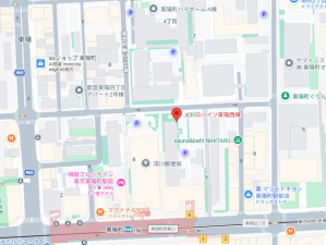 江東区東陽、マンションの地図画像です