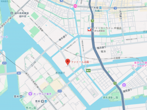 江東区塩浜、マンションの地図画像です
