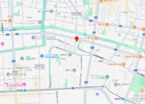 江東区南砂、マンションの地図画像です