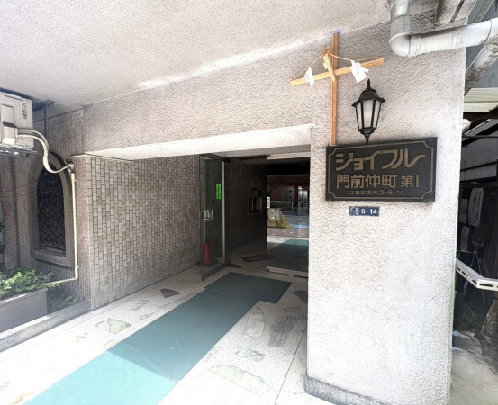 江東区富岡、マンションのエントランス画像です