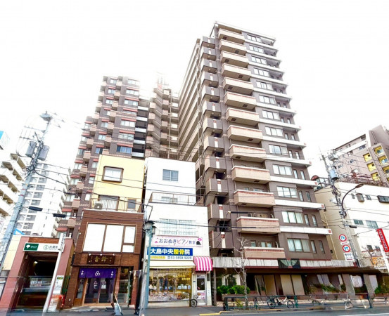 江東区大島、マンションの外観画像です