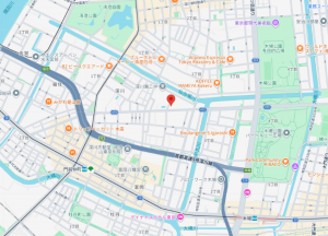江東区冬木、マンションの地図画像です