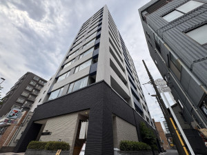 江東区新大橋、マンションの外観画像です