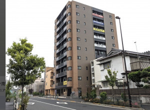 江東区東砂、マンションの外観画像です