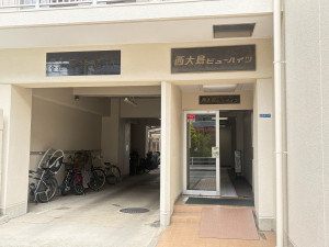 江東区大島、マンションのエントランス画像です