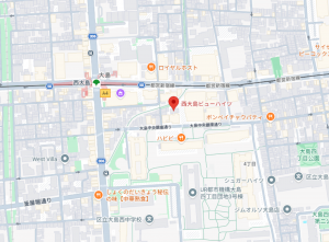 江東区大島、マンションの地図画像です