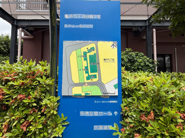 江東区亀戸、マンションの地図画像です