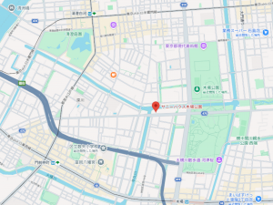 江東区木場、マンションの地図画像です