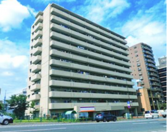 江東区木場、マンションの外観画像です