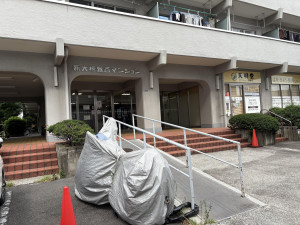 江東区新大橋、マンションのエントランス画像です