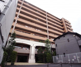 江東区枝川、マンションの外観画像です
