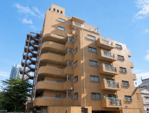 江東区古石場、マンションの外観画像です