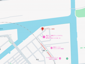 江東区潮見、マンションの地図画像です