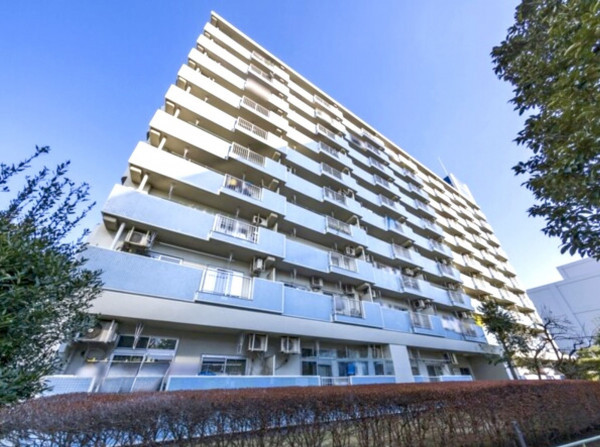 江東区越中島、マンションの外観画像です