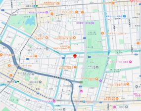 江東区木場、マンションの地図画像です