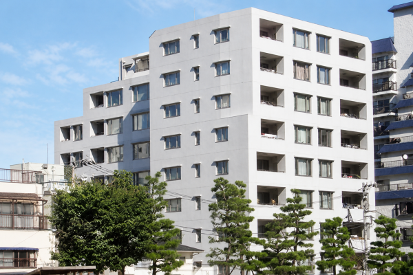 江東区高橋、マンションの外観画像です