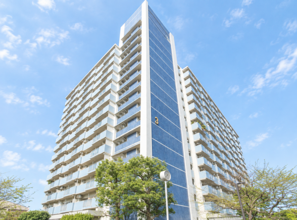 江東区越中島、マンションの外観画像です