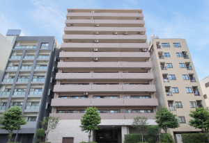 江東区大島、マンションの外観画像です