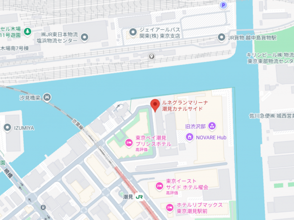 江東区潮見、マンションの地図画像です
