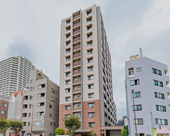江東区三好、マンションの外観画像です