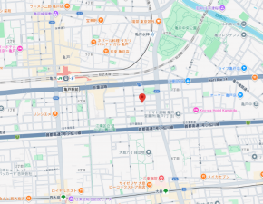 江東区亀戸、マンションの地図画像です
