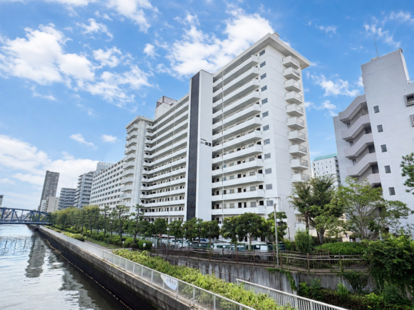 江東区白河、マンションの外観画像です
