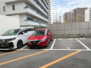 江東区北砂、マンションの駐車場画像です