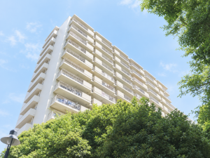 江東区白河、マンションの外観画像です
