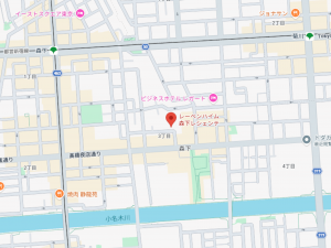 江東区森下、マンションの地図画像です