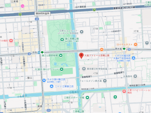江東区大島、マンションの地図画像です
