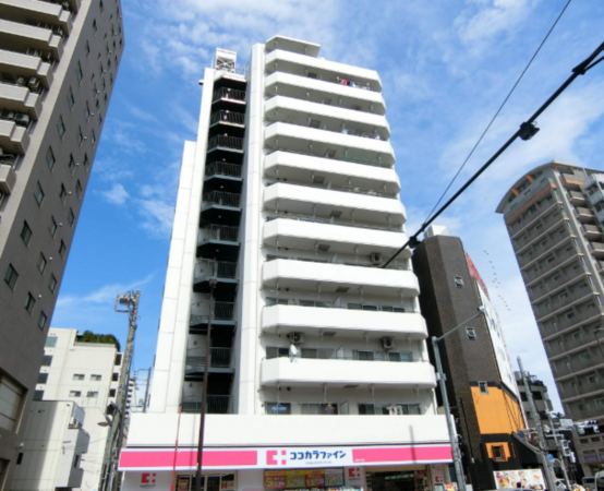 江東区白河、マンションの外観画像です