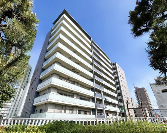 江東区扇橋、マンションの外観画像です