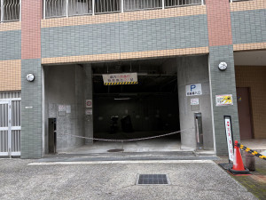 江東区亀戸、マンションの駐車場画像です