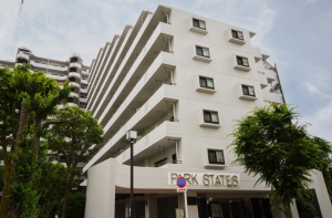 江東区越中島、マンションの外観画像です