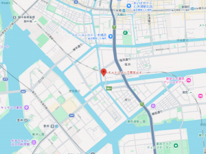 江東区塩浜、マンションの地図画像です