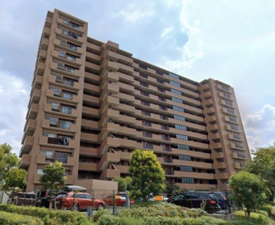 江東区亀戸、マンションの外観画像です