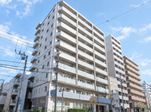 江東区高橋、マンションの外観画像です