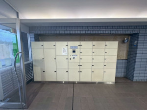 江東区毛利、マンションのエントランス画像です