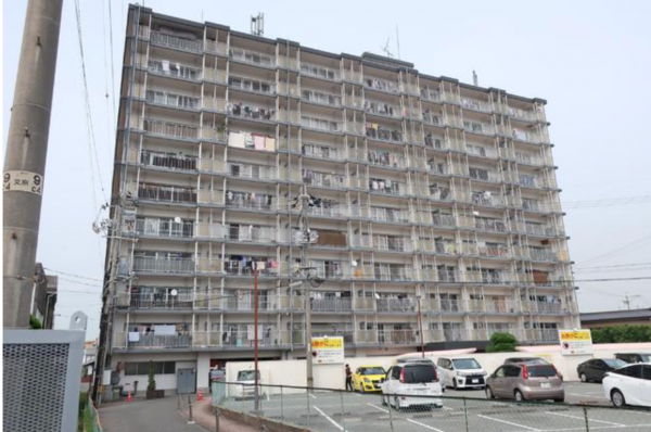 宇部市文京町、マンションの外観画像です