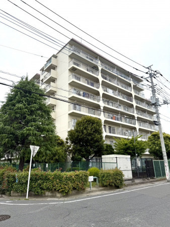 春日部市谷原、中古マンションの外観画像です