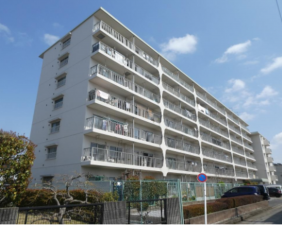 春日部市中央、中古マンションの外観画像です